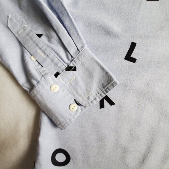 Current/Elliott Love Letter Button Down Shirt Size 1 (US 4) - Picture 5 of 9